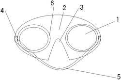 一种应用于近视眼的运动防护型眼镜