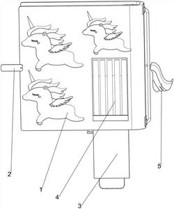 一种防掉落自动闭合试卷夹