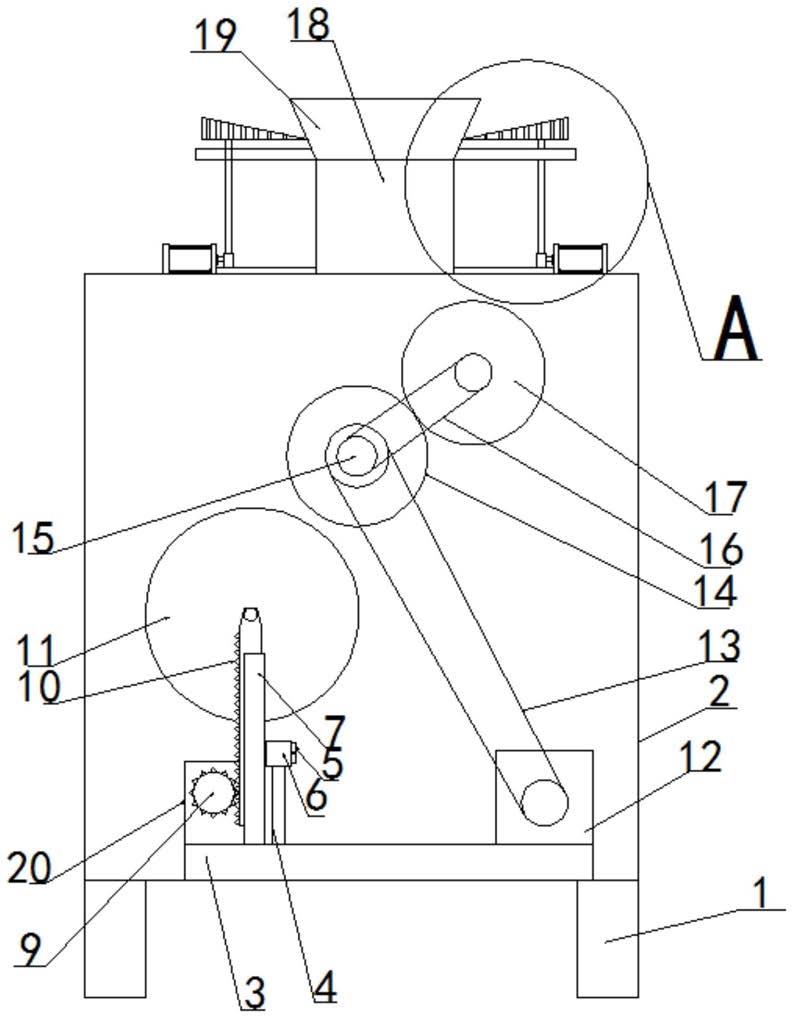 一种帆布辊印机压力平衡自动调节装置