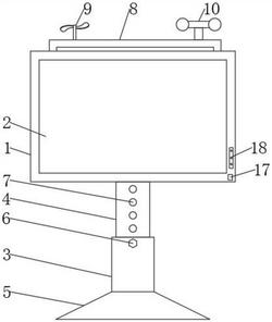 一种大气粉尘监测用显示设备