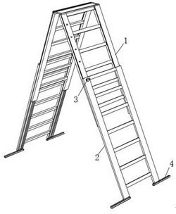 一种用于电力工程的折叠爬梯