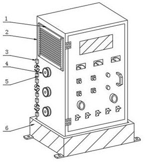 一种底座固定式抗震变电柜