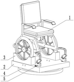 一种电动轮椅辅助训练装置
