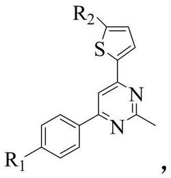 4-(2-噻吩基)嘧啶衍生物及其制备方法和应用