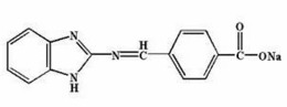 2-氨基苯并咪唑缩对甲醛基苯甲羧钠及其应用