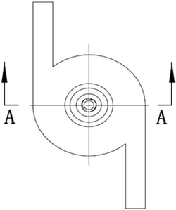 一种带螺旋结构的三相旋流分离器