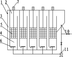 箱笼式移动床改进型ABR反应器及其启动方法