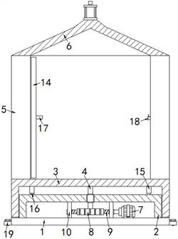 一种装配式钢结构搭建的凉亭