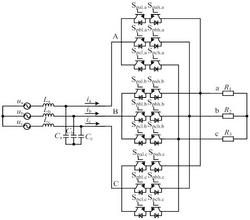 一种18开关型AC-AC矩阵式变换器及其调制方法