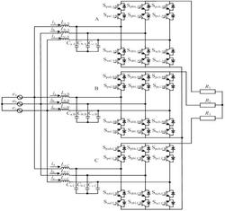 一种三模块组合式AC-AC矩阵变换器及其调制方法