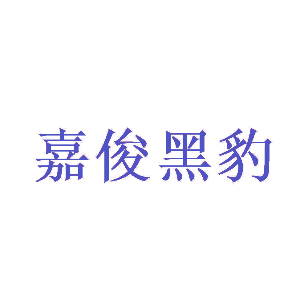 嘉俊黑豹