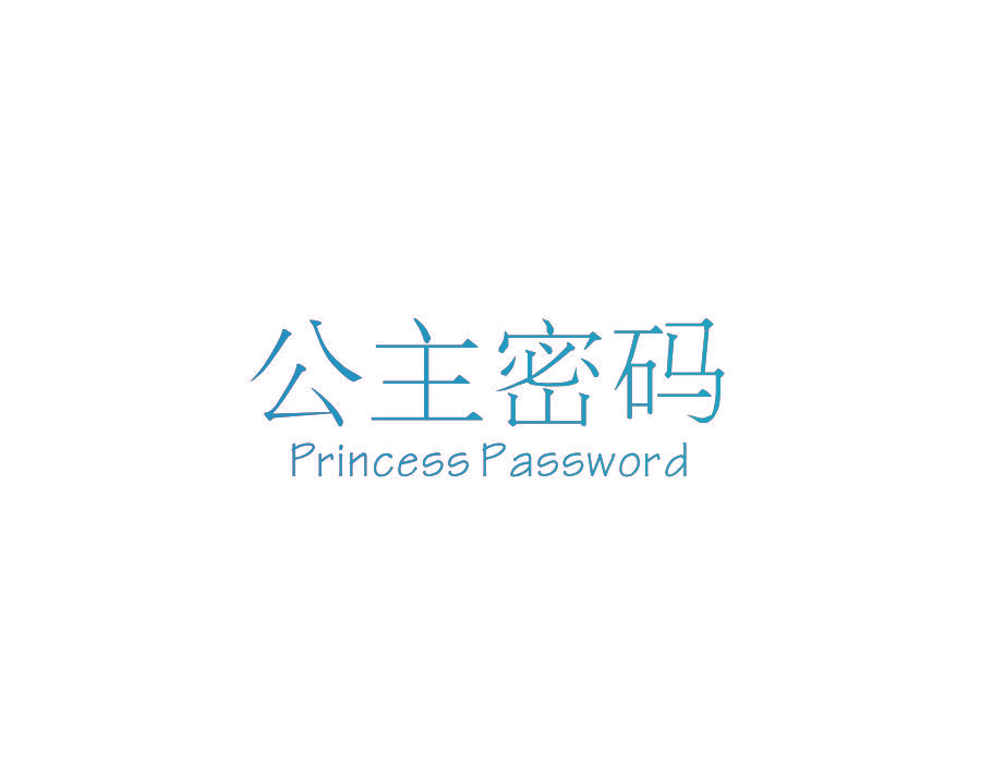 公主密码 PRINCESS PASSWORD