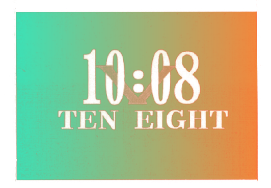 TEN EIGHT 10：08