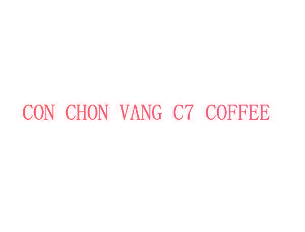 CON CHON VANG C7 COFFEE