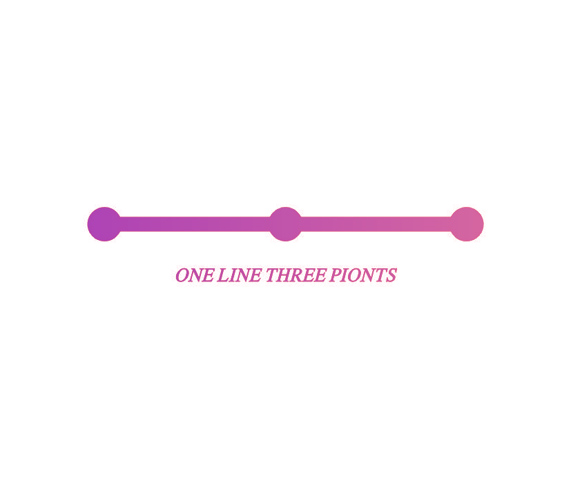 ONE LINE THREE PIONTS