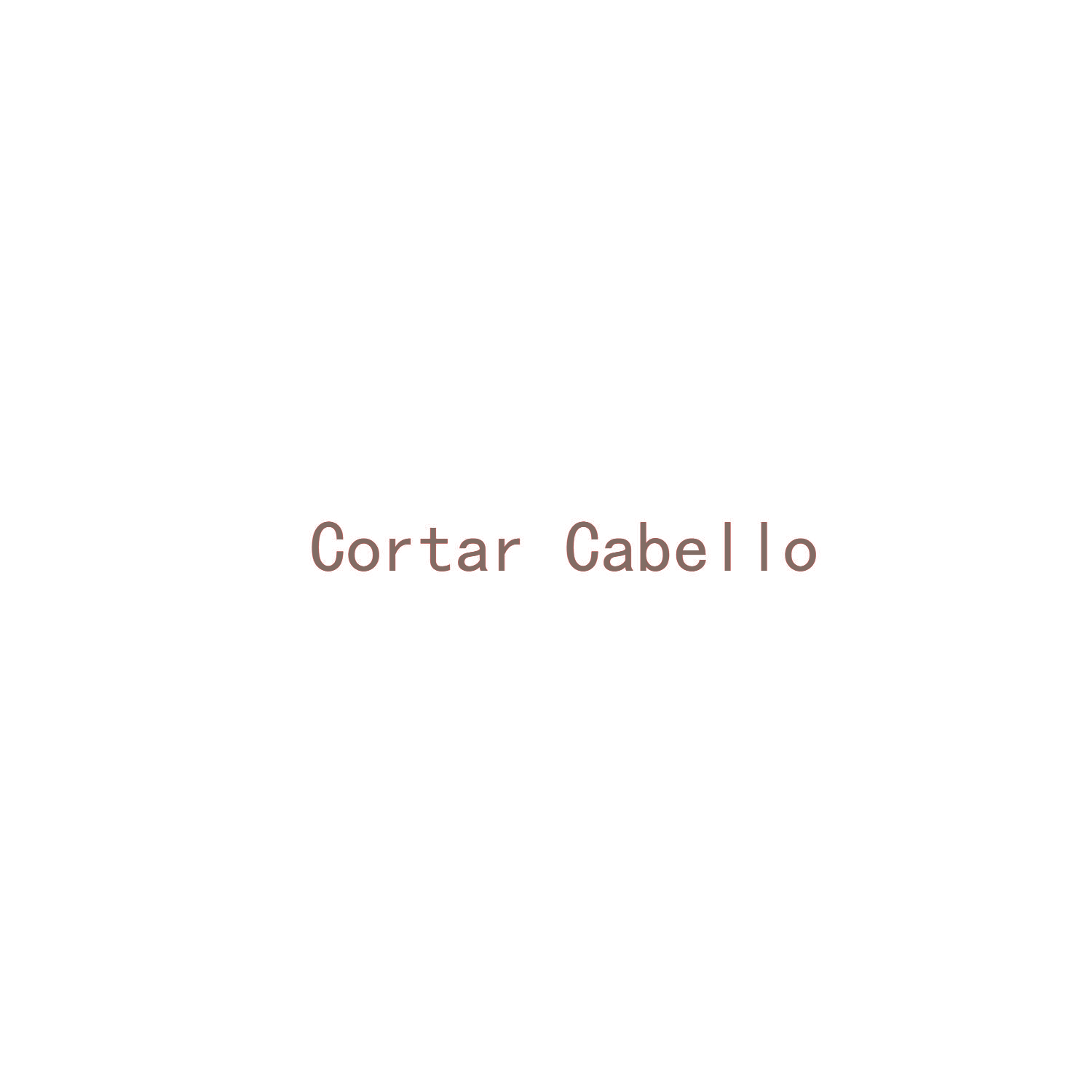 CORTAR CABELLO