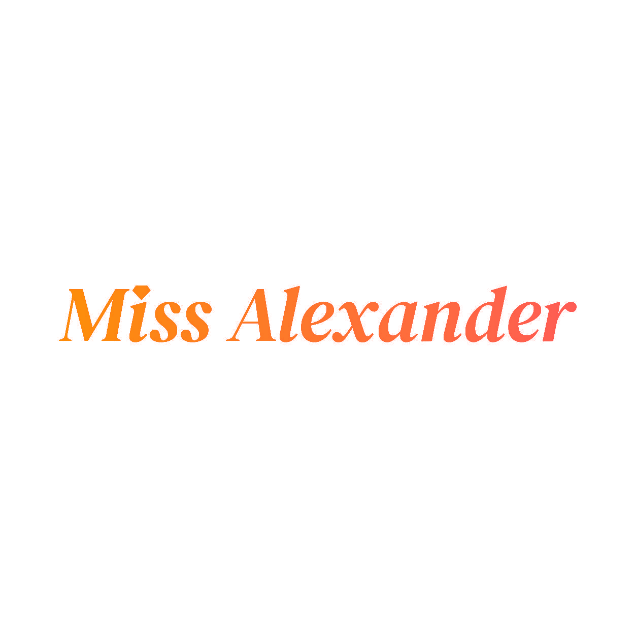 MISS ALEXANDER
