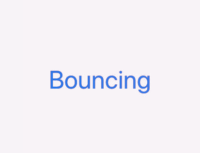 BOUNCING