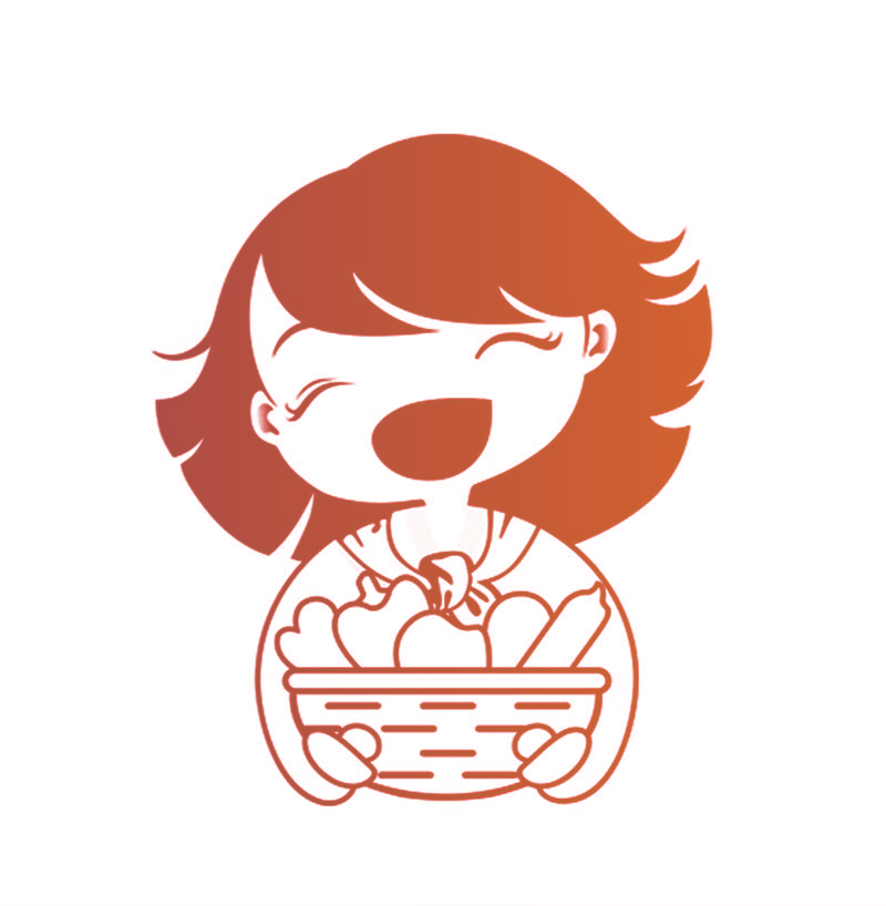 蘑菇女孩图形