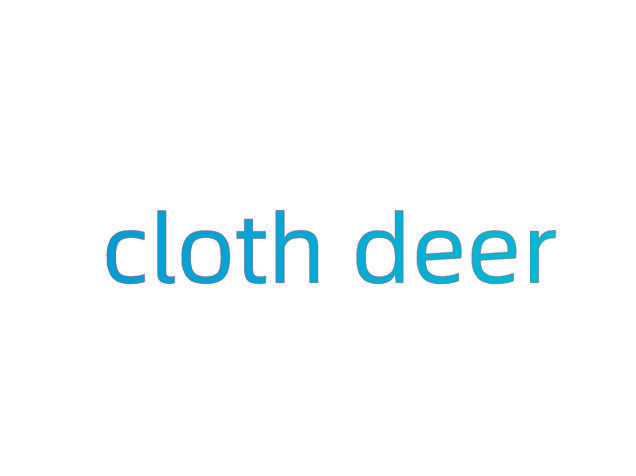 cloth deer