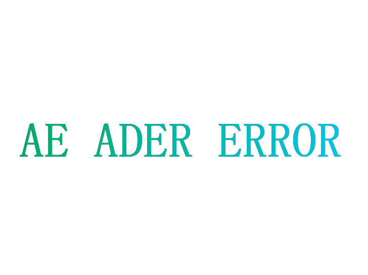 AE ADER ERROR