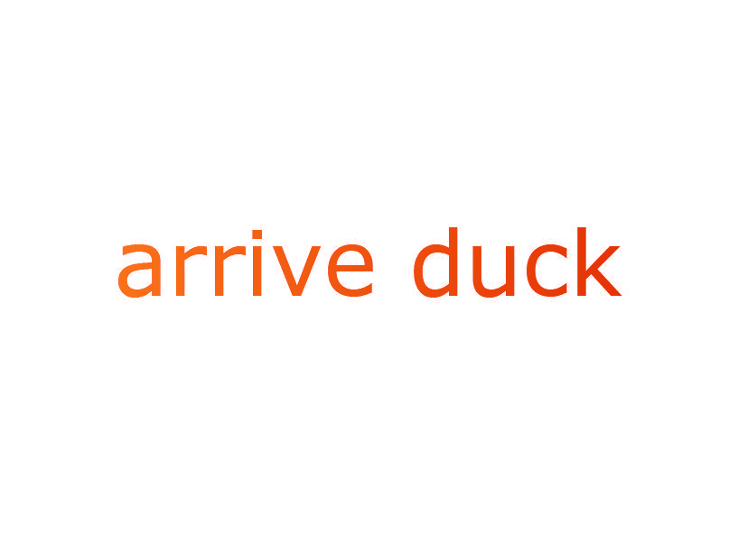 ARRIVE DUCK