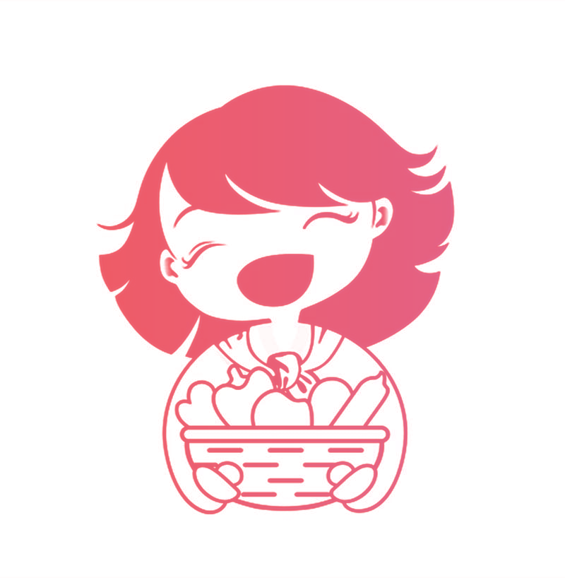 蘑菇女孩图形