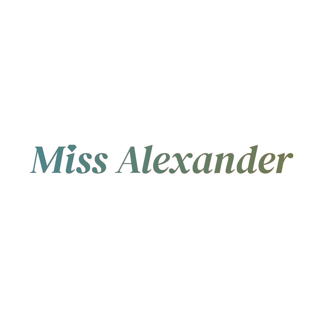 MISS ALEXANDER