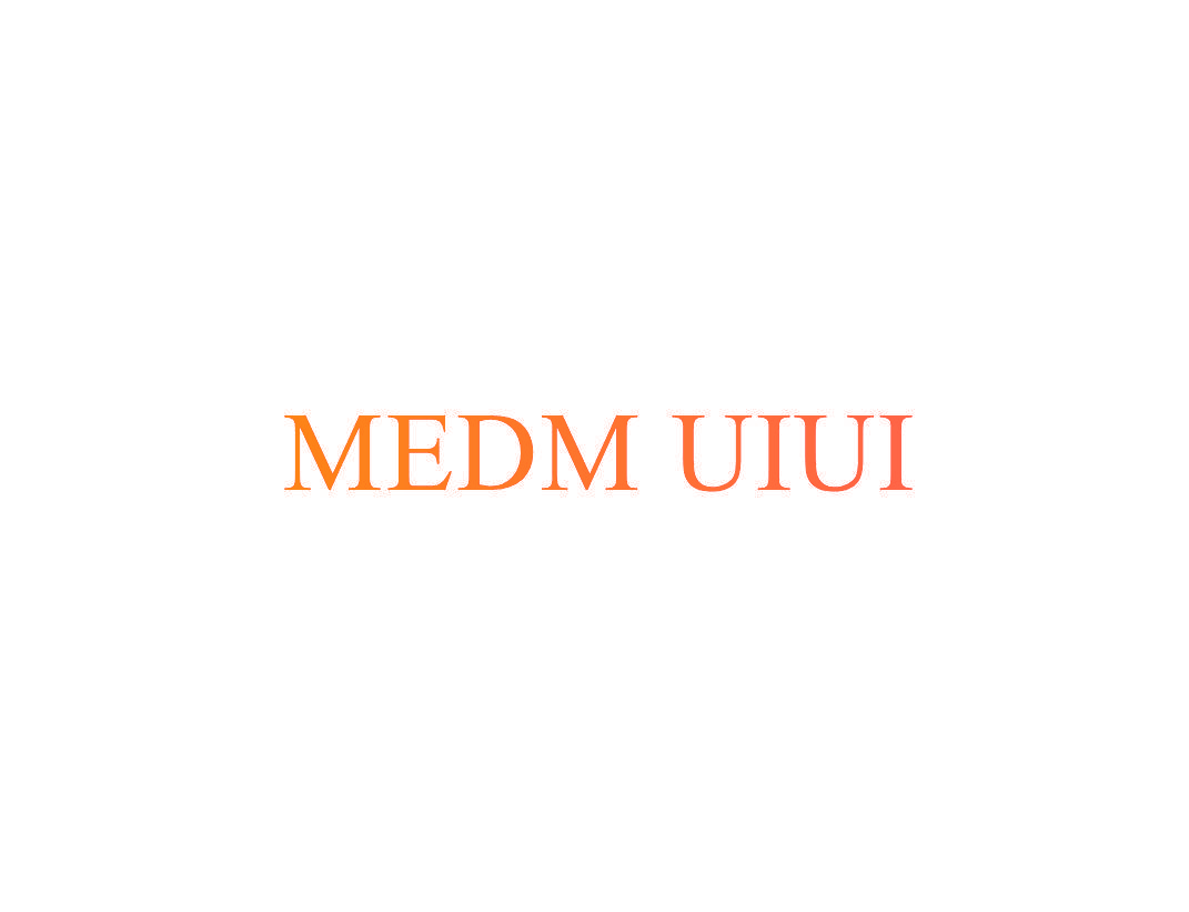 MEDM UIUI