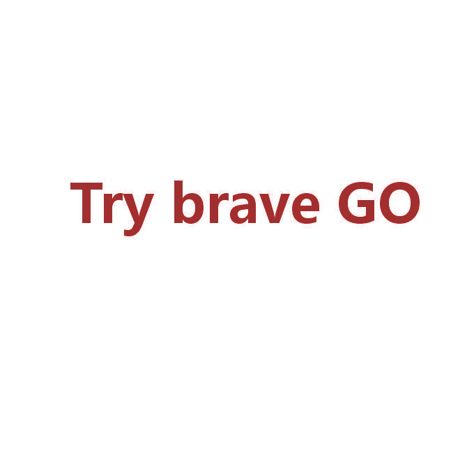 TRY BRAVE GO