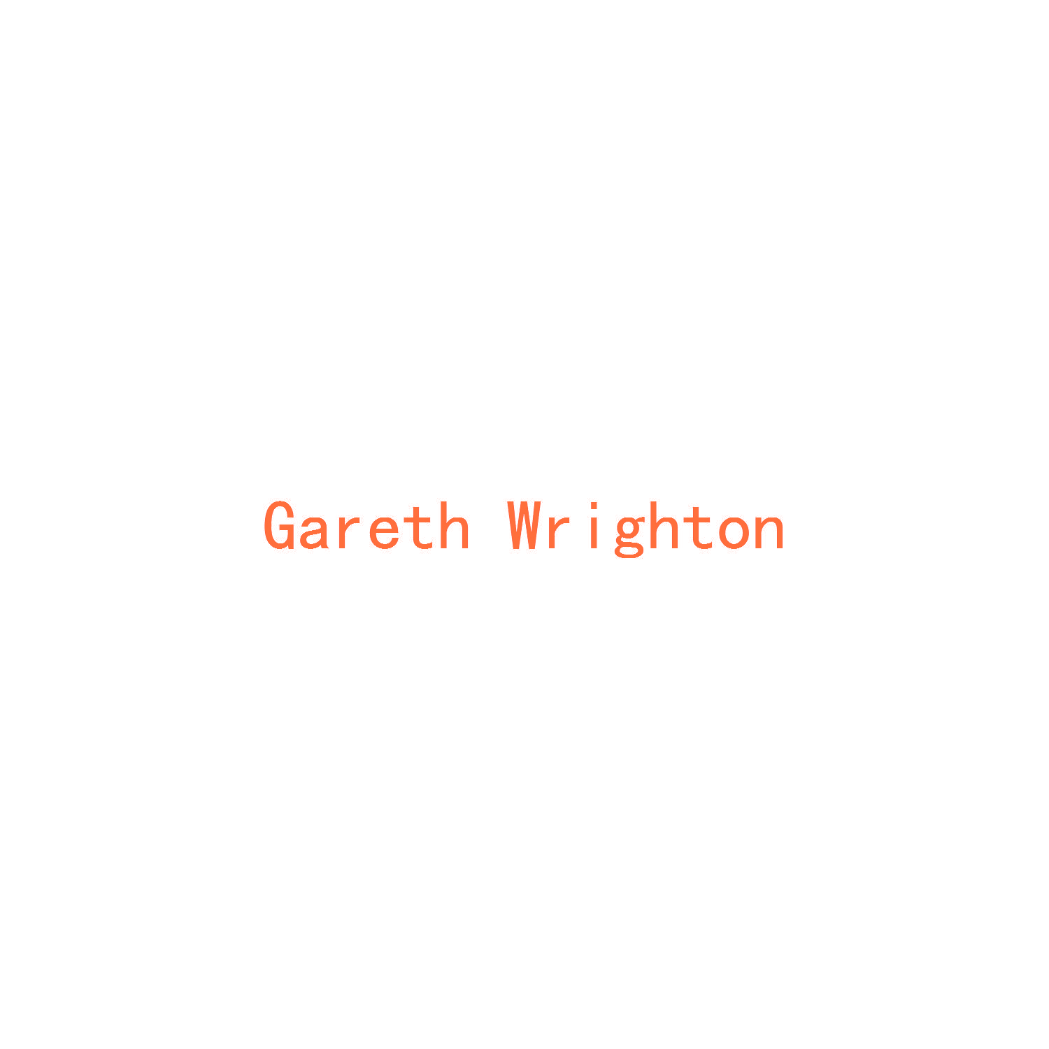 GARETH WRIGHTON