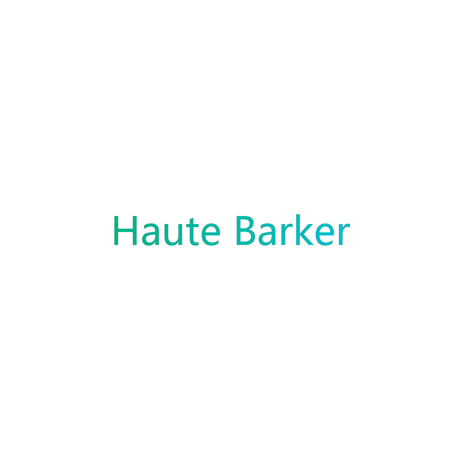 HAUTE BARKER