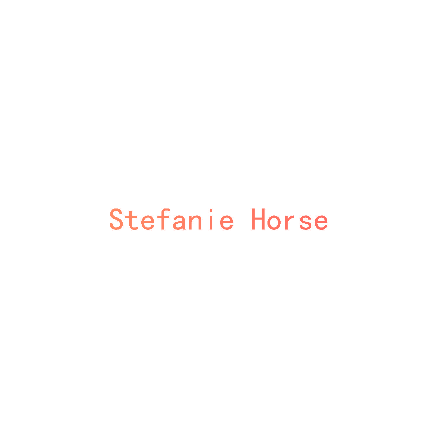 STEFANIE HORSE