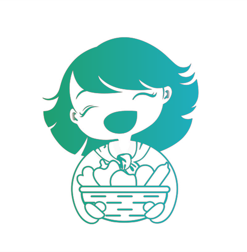 蘑菇女孩图形