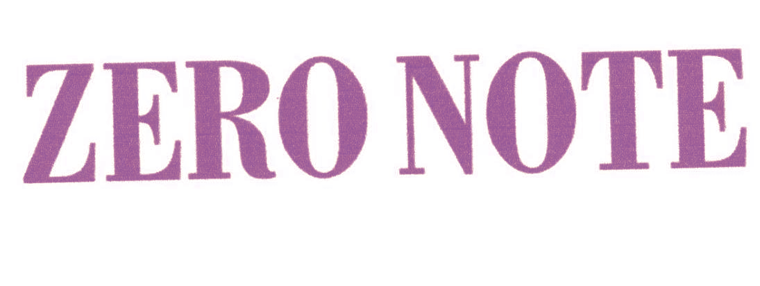 ZERO NOTE