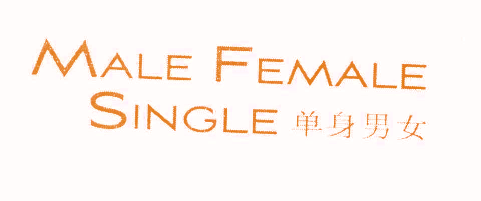 单身男女 MALE FEMALE SINGLE