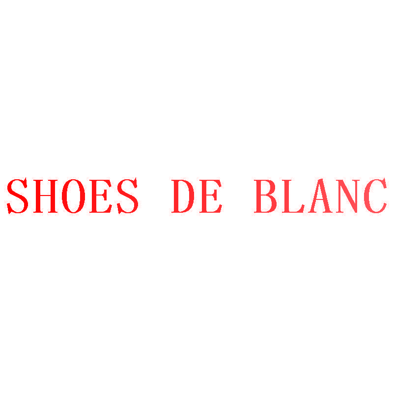 SHOES DE BLANC