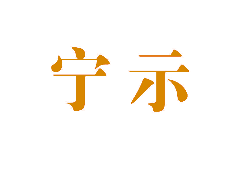 宁示