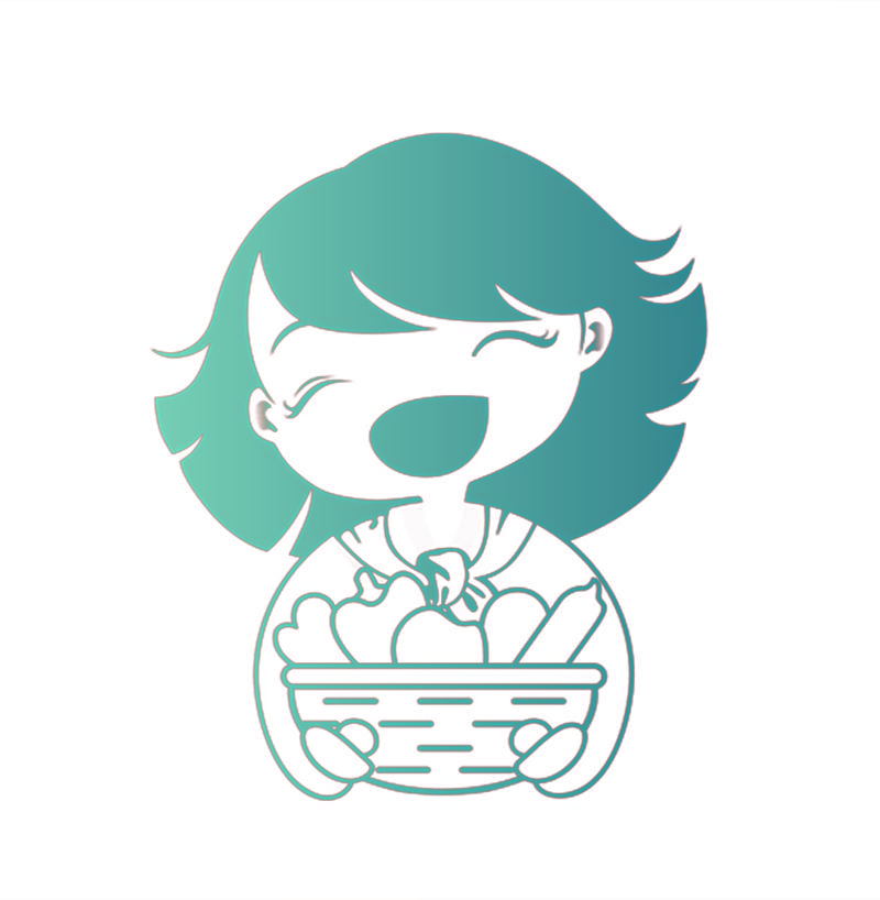 蘑菇女孩图形