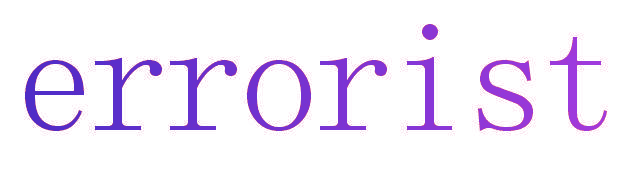 ERRORIST