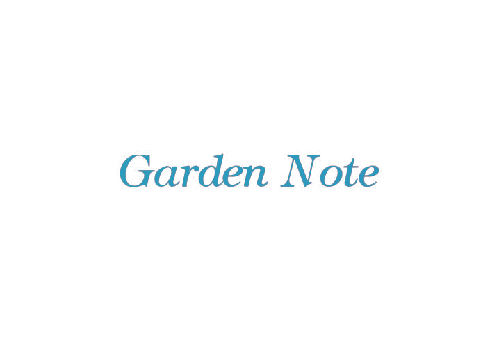 GARDEN NOTE