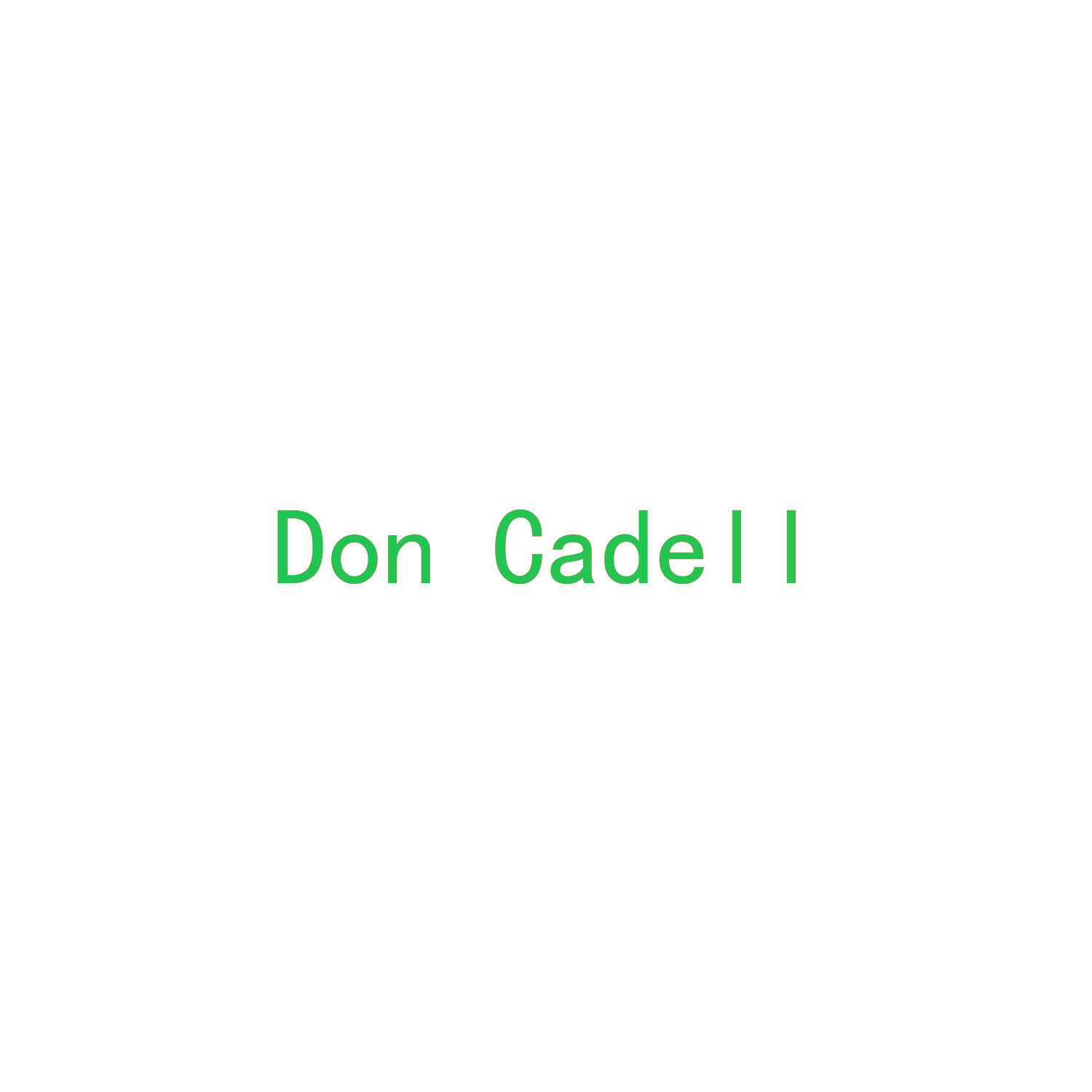 DON CADELL