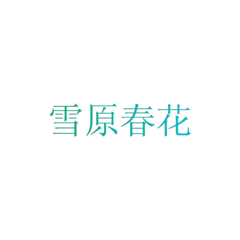 雪原春花