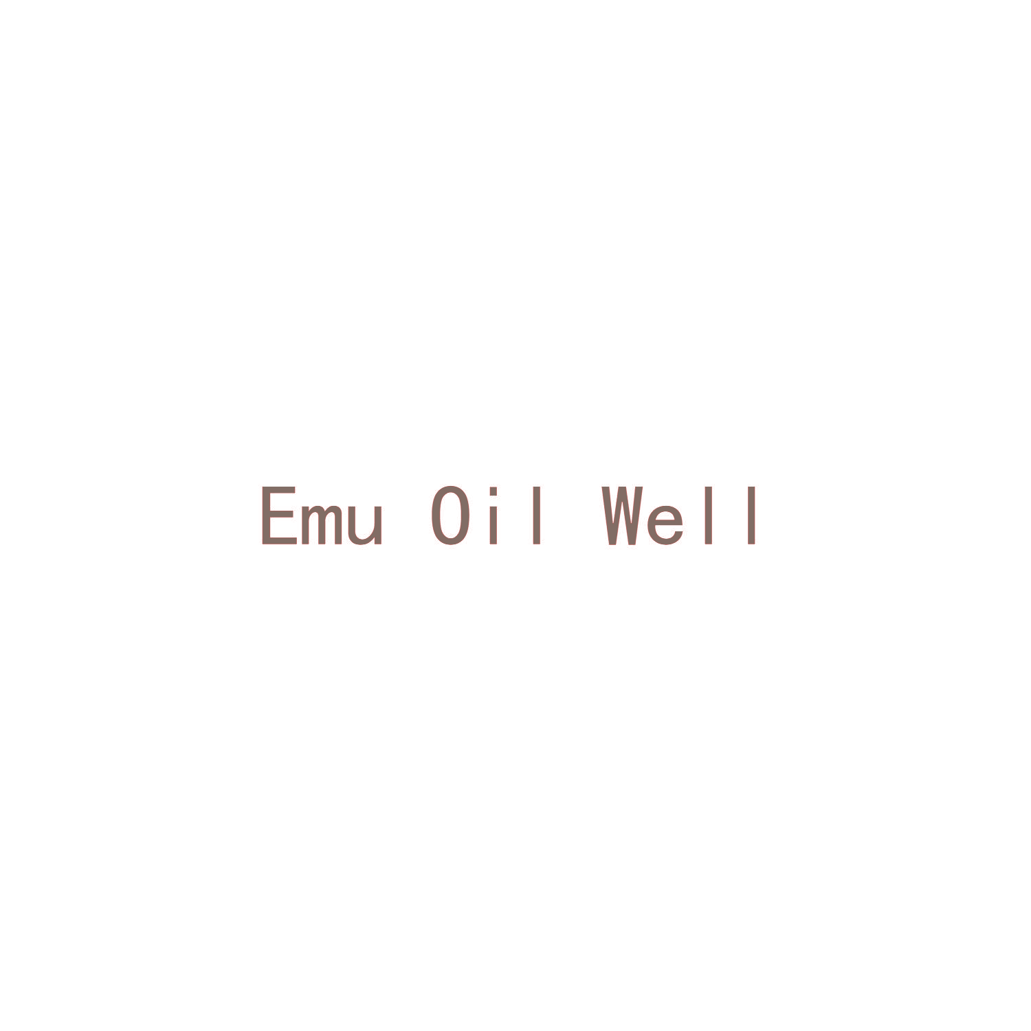 EMU OIL WELL