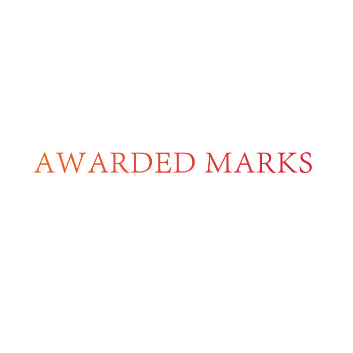 AWARDED MARKS