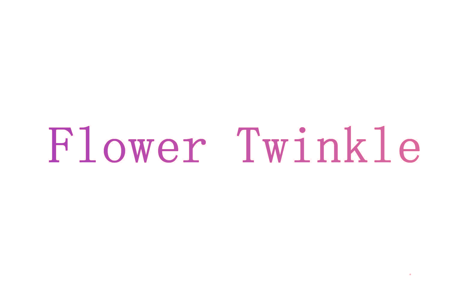 FLOWER TWINKLE