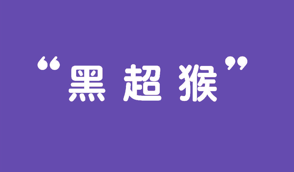 "黑超猴 "