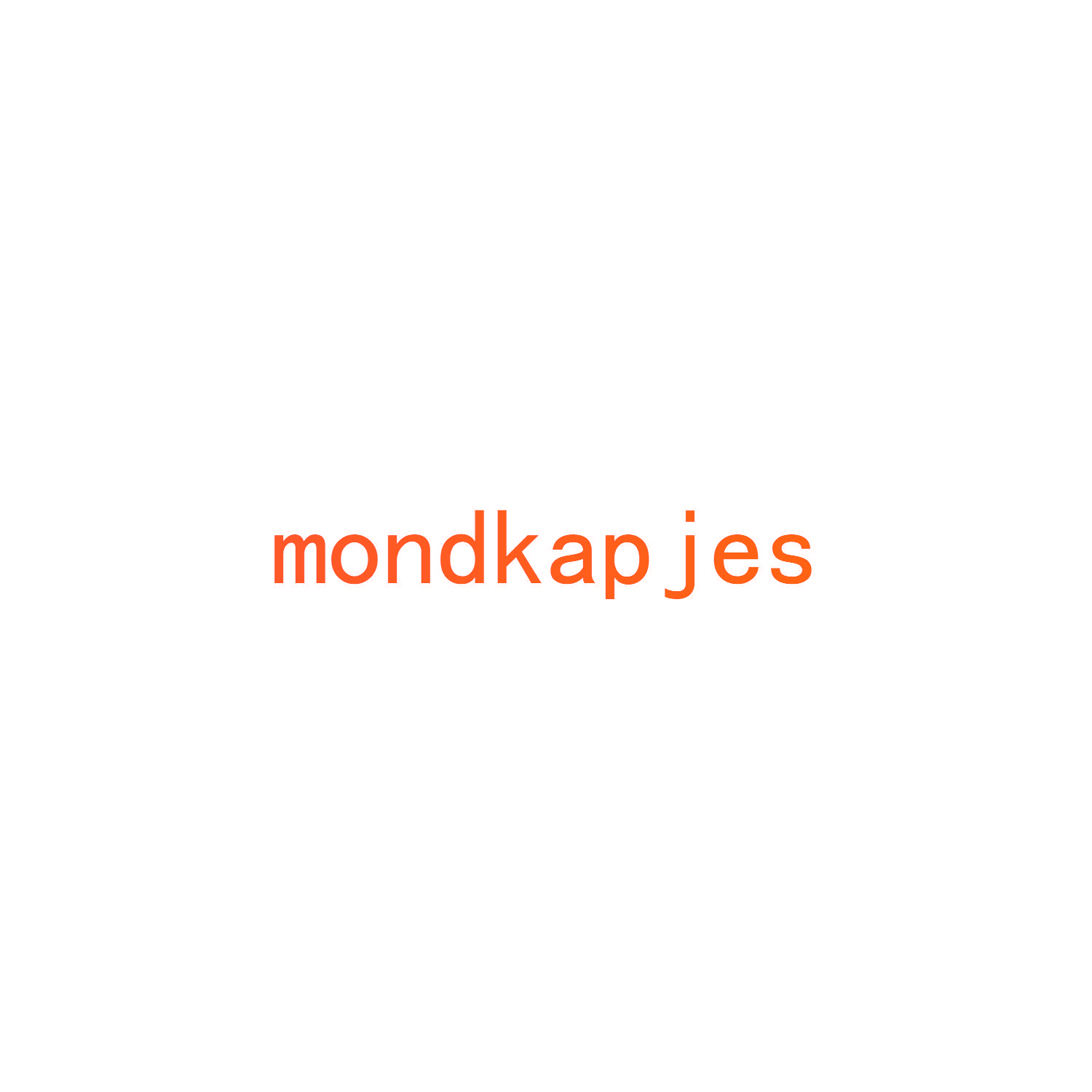 MONDKAPJES
