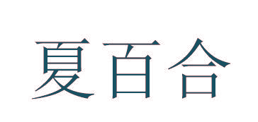 夏百合