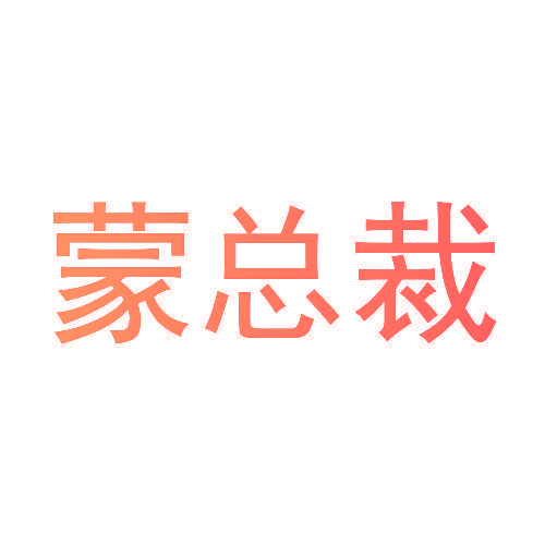 蒙总裁
